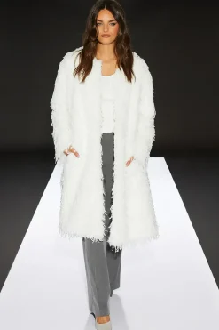 Runway 1.8.1.8 Shaggy Faux Coat