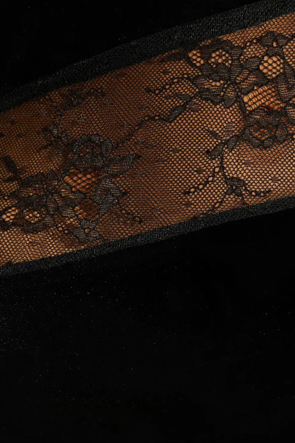 Runway 1.8.1.8 Velvet Lace Insert Dress