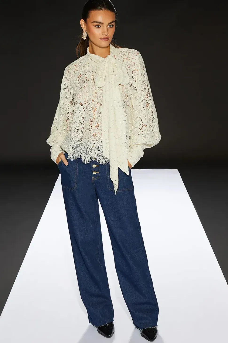 Runway 1.8.1.8 Western Heeled Mules