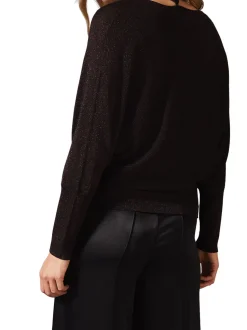Sameera Scarf Tie Knit Top-