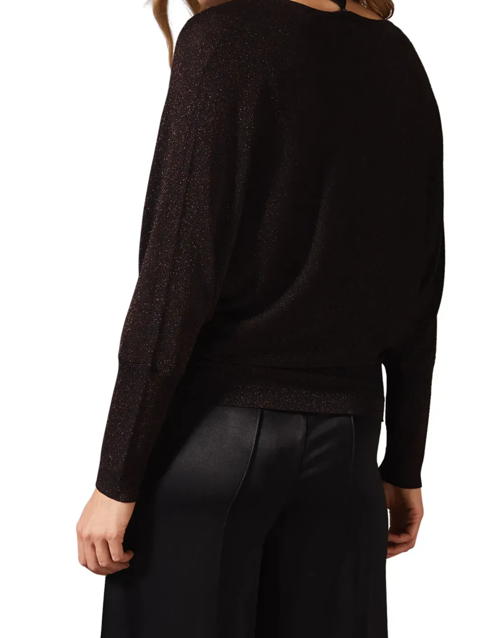 Sameera Scarf Tie Knit Top-