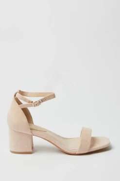 Sammie Low Block Barely There Heels