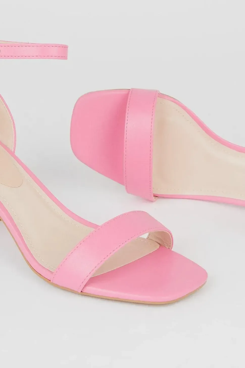 Sammy Low Block Barely There Heels