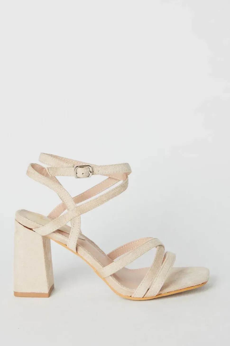Santiego Ankle Strap High Block Heeled Sandals