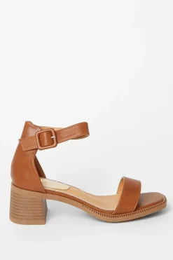 Sasha Comfort Stacked Low Block Heeled Sandals