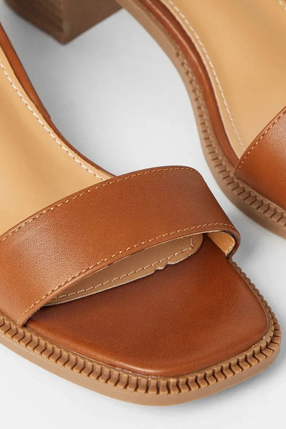 Sasha Comfort Stacked Low Block Heeled Sandals