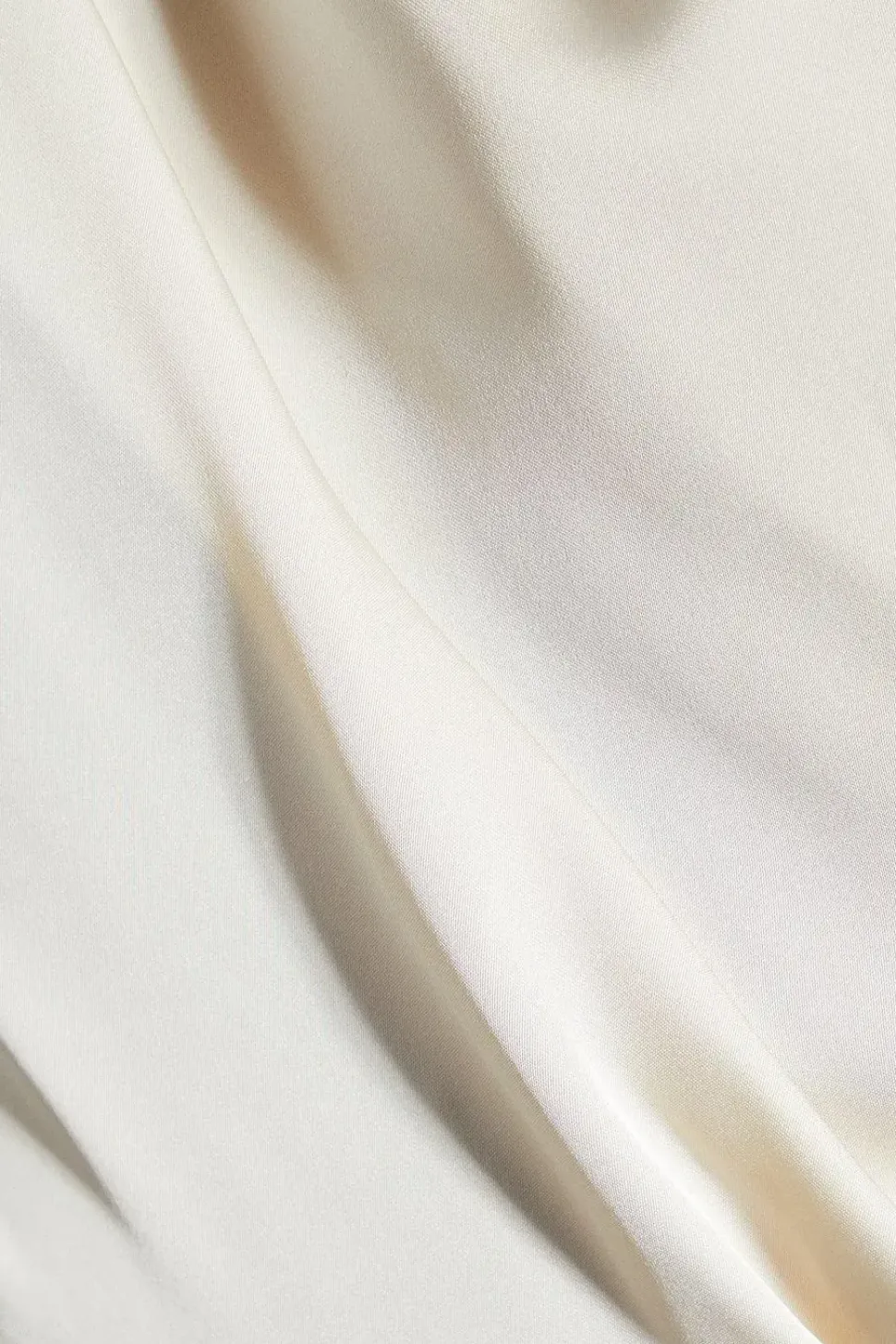 Satin Asymmetric Draped Neckline Wide Leg Jumpsuit