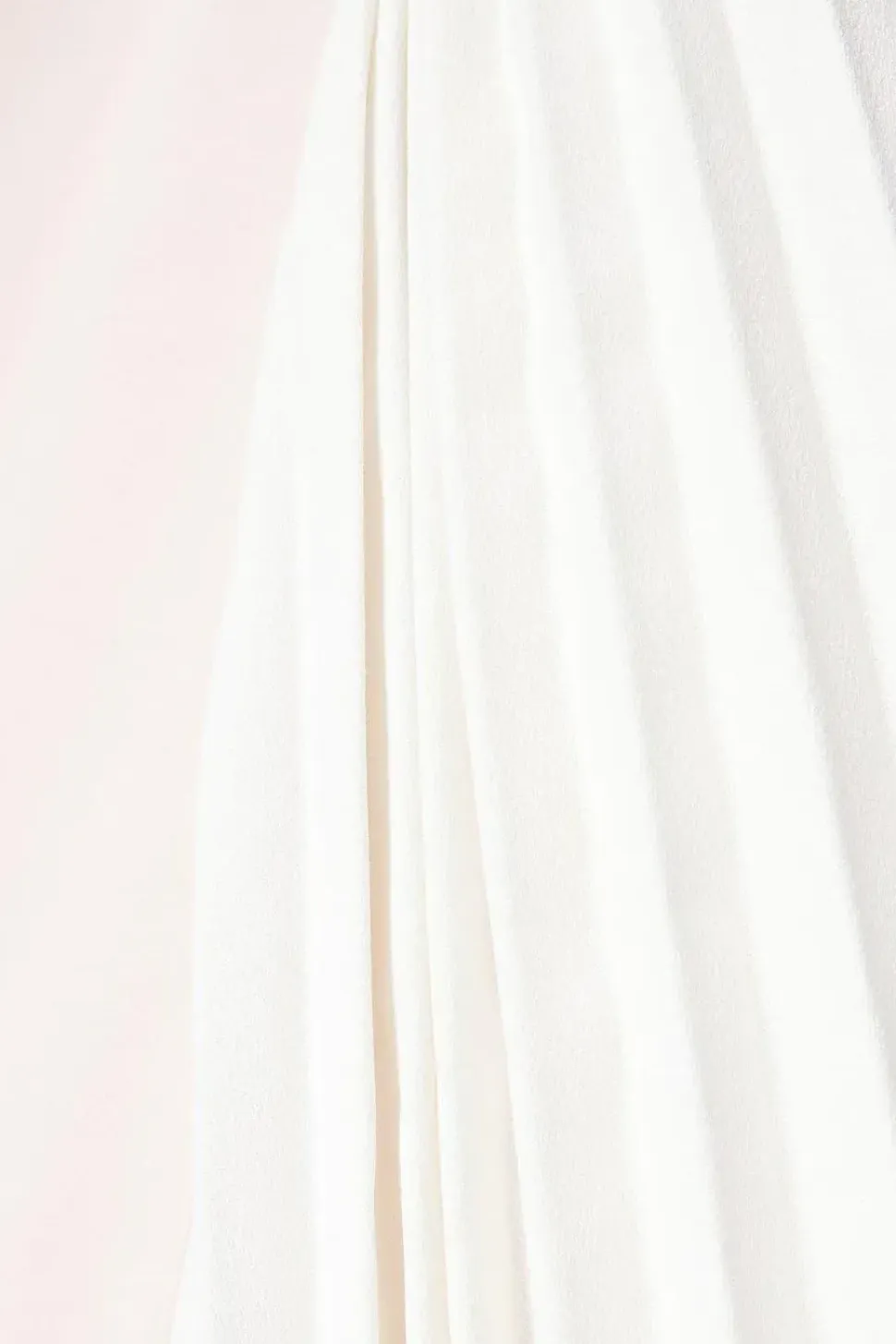 Satin Back Crepe Wrap Dress With Pleat Drape