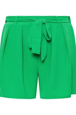 Satin Belted Shorts