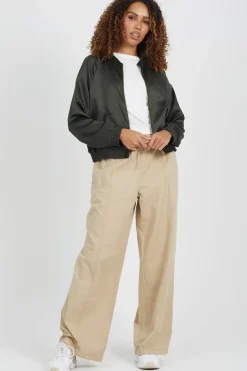 Satin Bomber Jacket