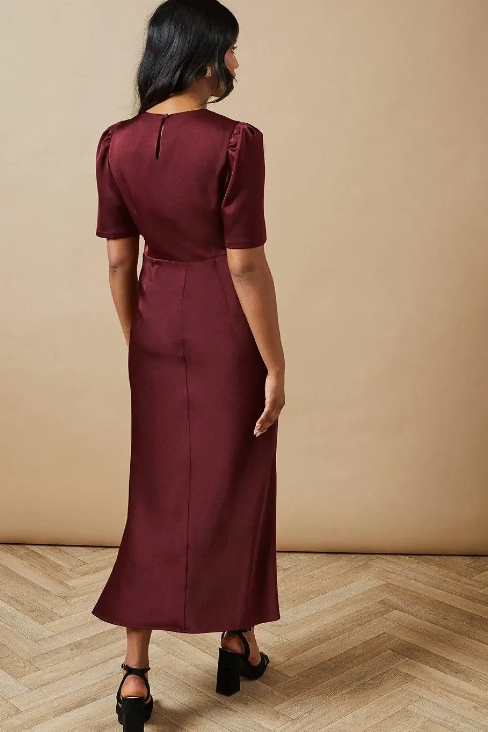 Satin Midaxi Dress