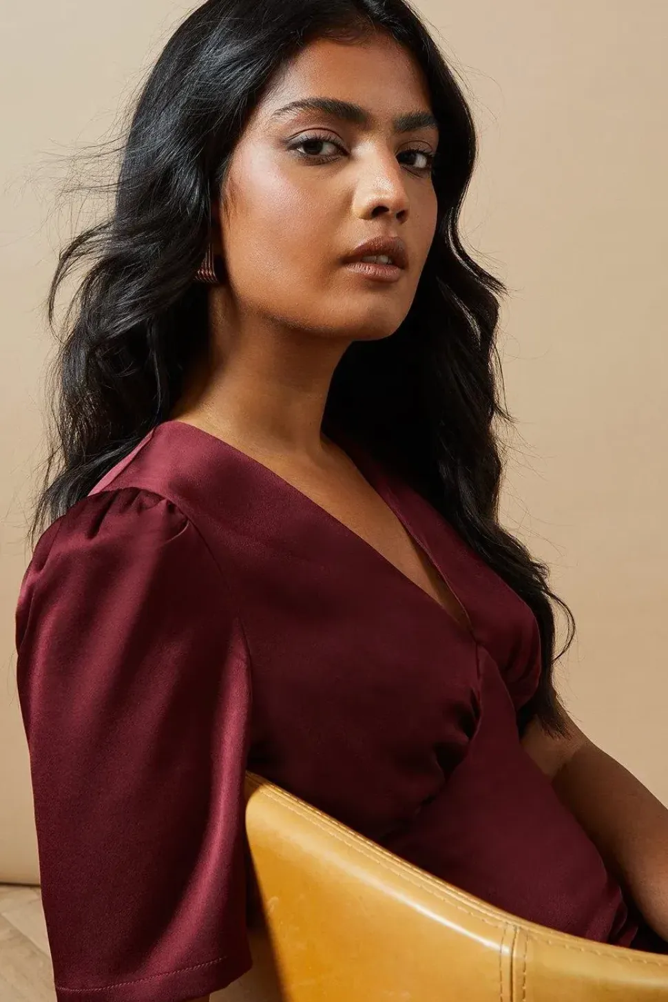 Satin Midaxi Dress