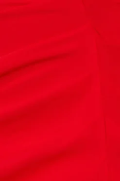 Satin Ruched Shirt Maxi Dress