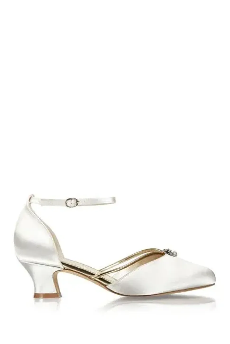Satin 'Aliya' Two Part Vintage Shoe