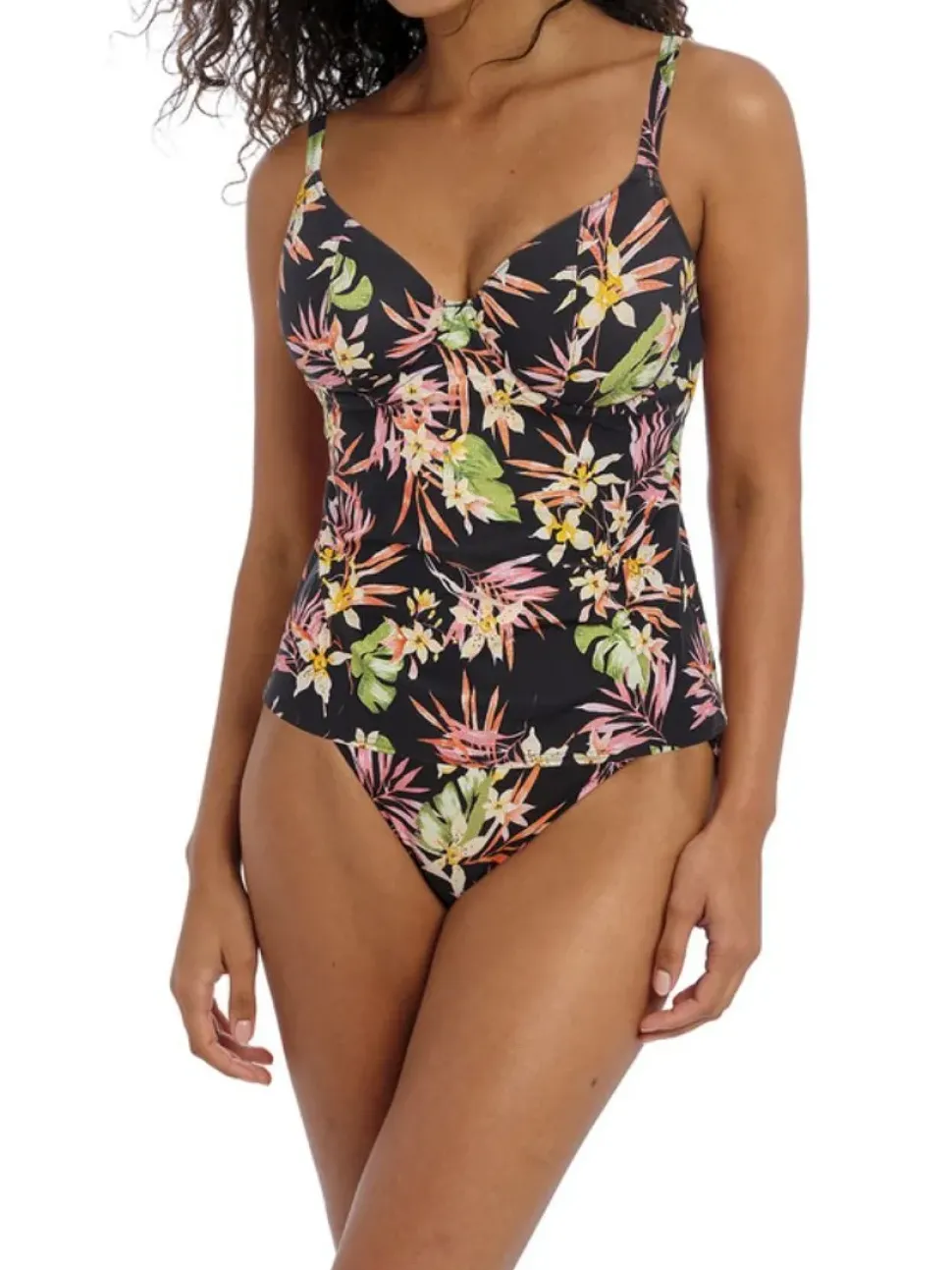 Savanna Sunset Plunge Tankini Top