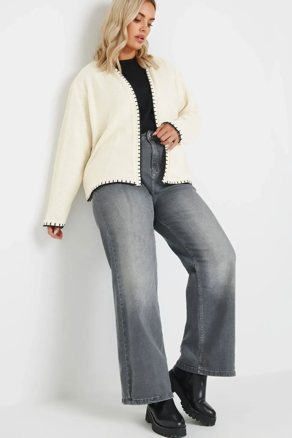 Scalloped Edge Cardigan
