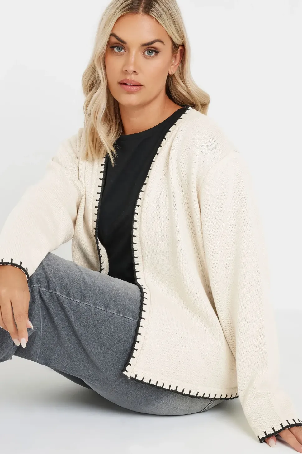 Scalloped Edge Cardigan