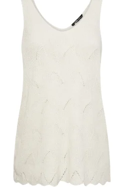 Scallop Hem Knitted Vest Top