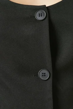 Scoop Neck Blazer