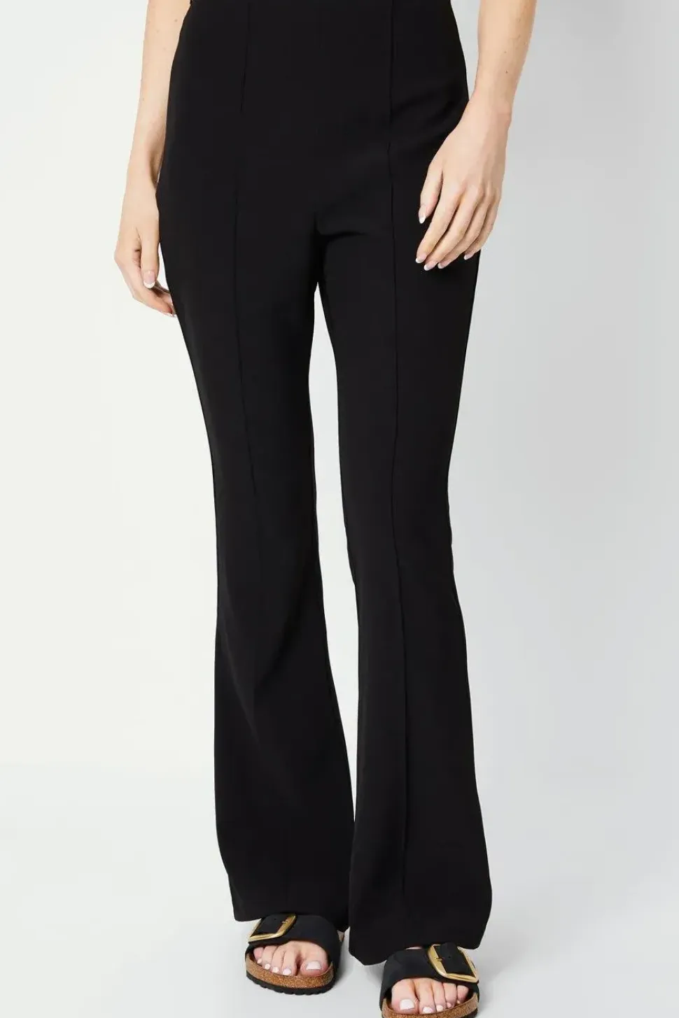 Seam Detail Kickflare Trouser
