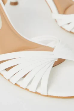 Sebastienne Twist Front Medium Heeled Sandals