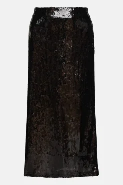 Sequin A Line Fluid Skirt