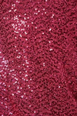 Sequin Bow Mini Dress