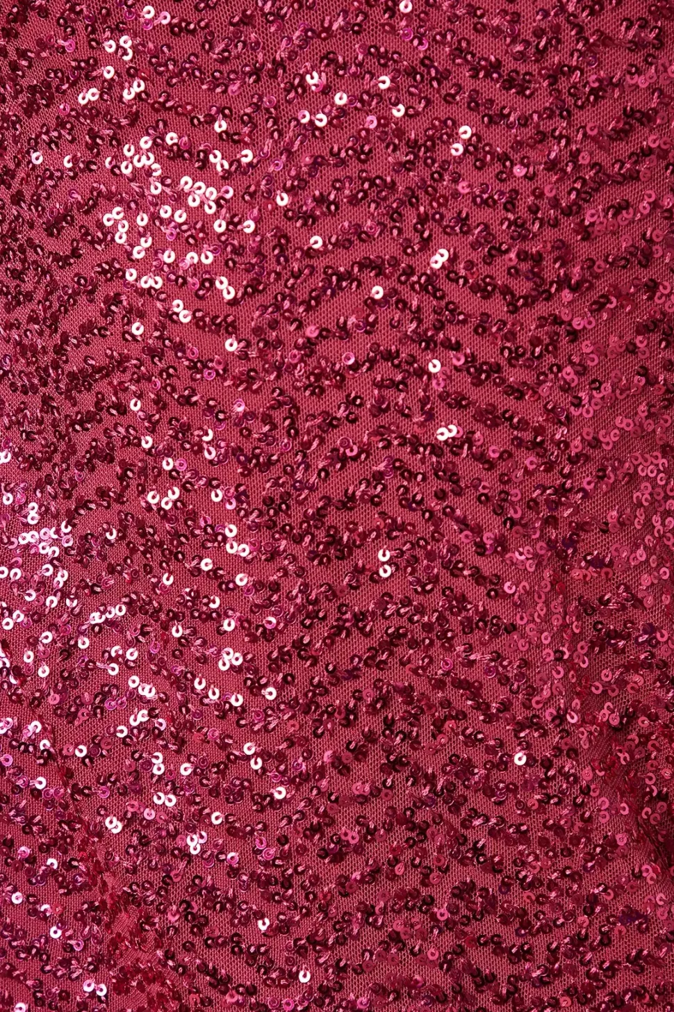 Sequin Bow Mini Dress