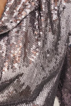 Sequin Crop Blazer