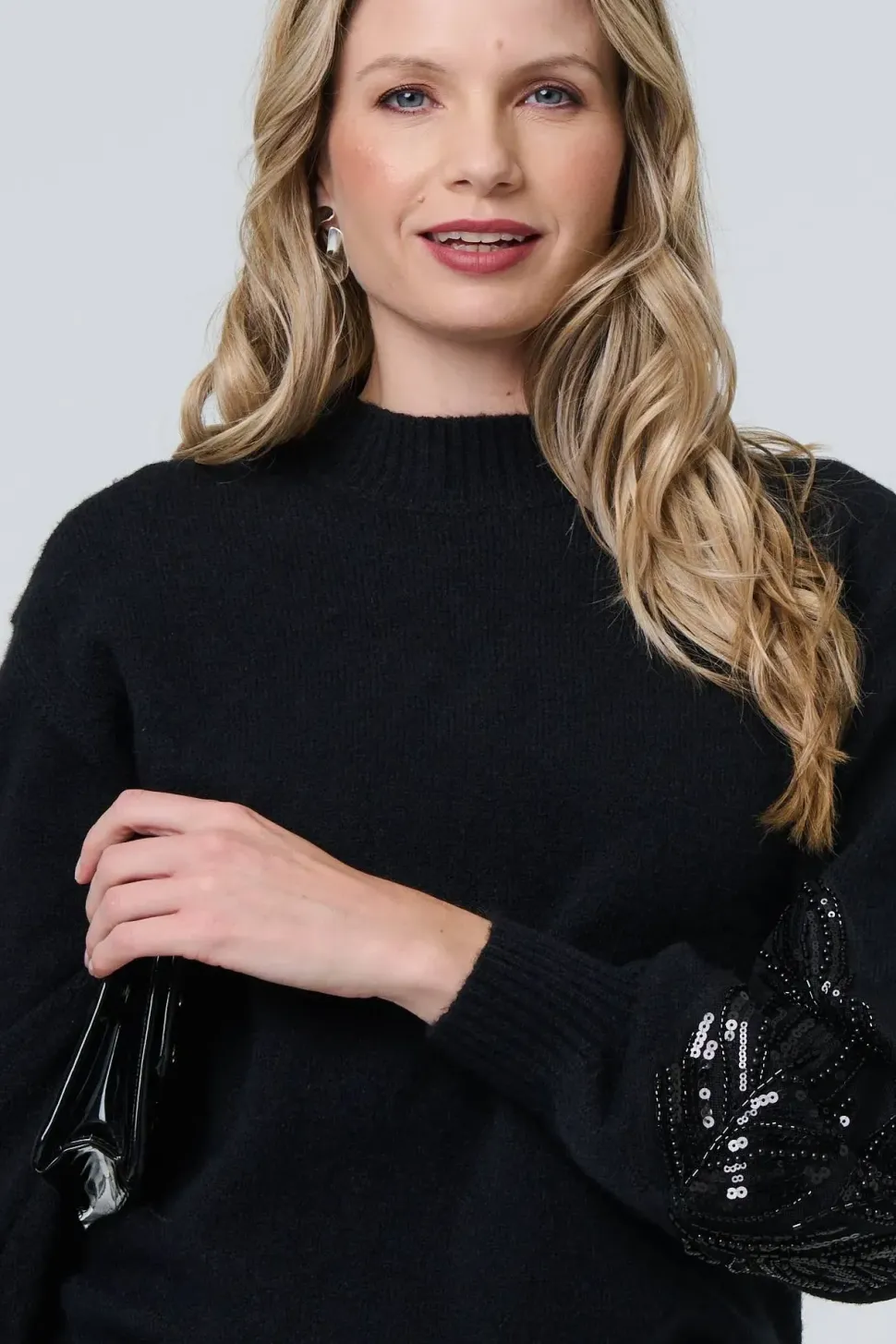 Sequin Embellished Relaxed Jumper