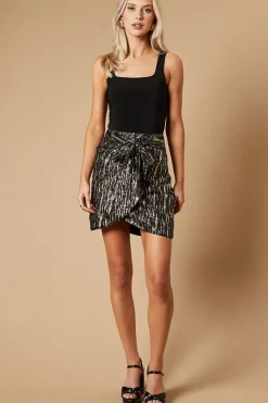 Sequin Mini Skirt