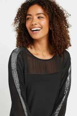 Sequin Sleeve Dress