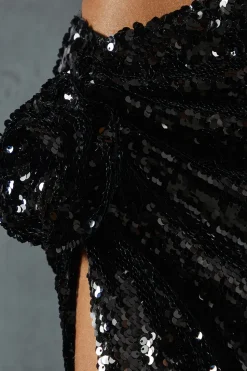 Sequin Sleeveless Top & Knot Skirt Co Ord