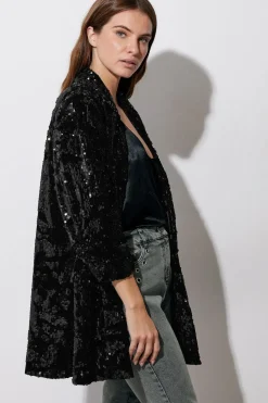 Sequin Tailored Blazer