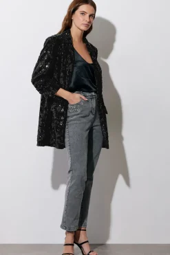 Sequin Tailored Blazer