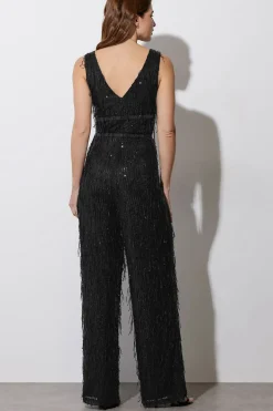 Sequin Tassel Jumpsuit