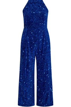 Sequin Velvet Jumpsuit