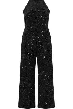 Sequin Velvet Jumpsuit