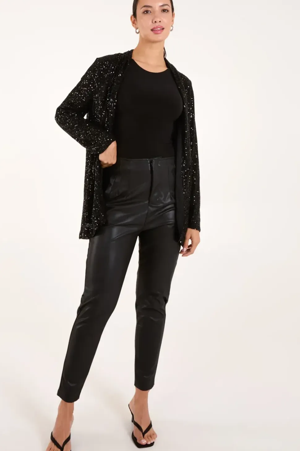 Sequin Waterfall Cardigan