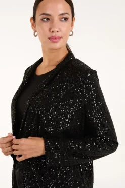Sequin Waterfall Cardigan