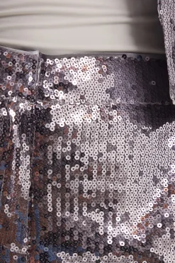 Sequin Wide Leg Trousers