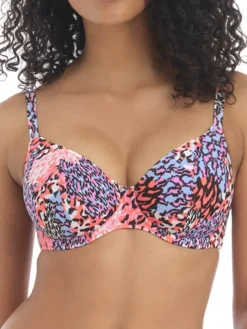 Serengeti Haze Plunge Bikini Top