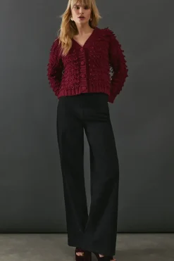 Shaggy Button Down Cardigan