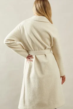 Shawl Collar Belted Coat