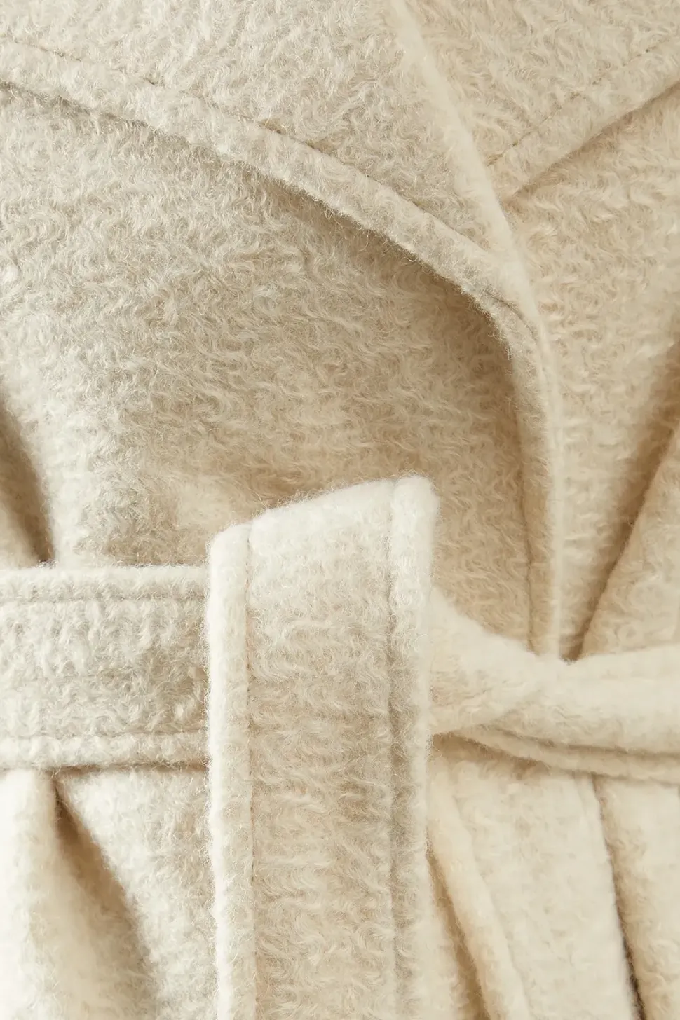 Shawl Collar Belted Coat