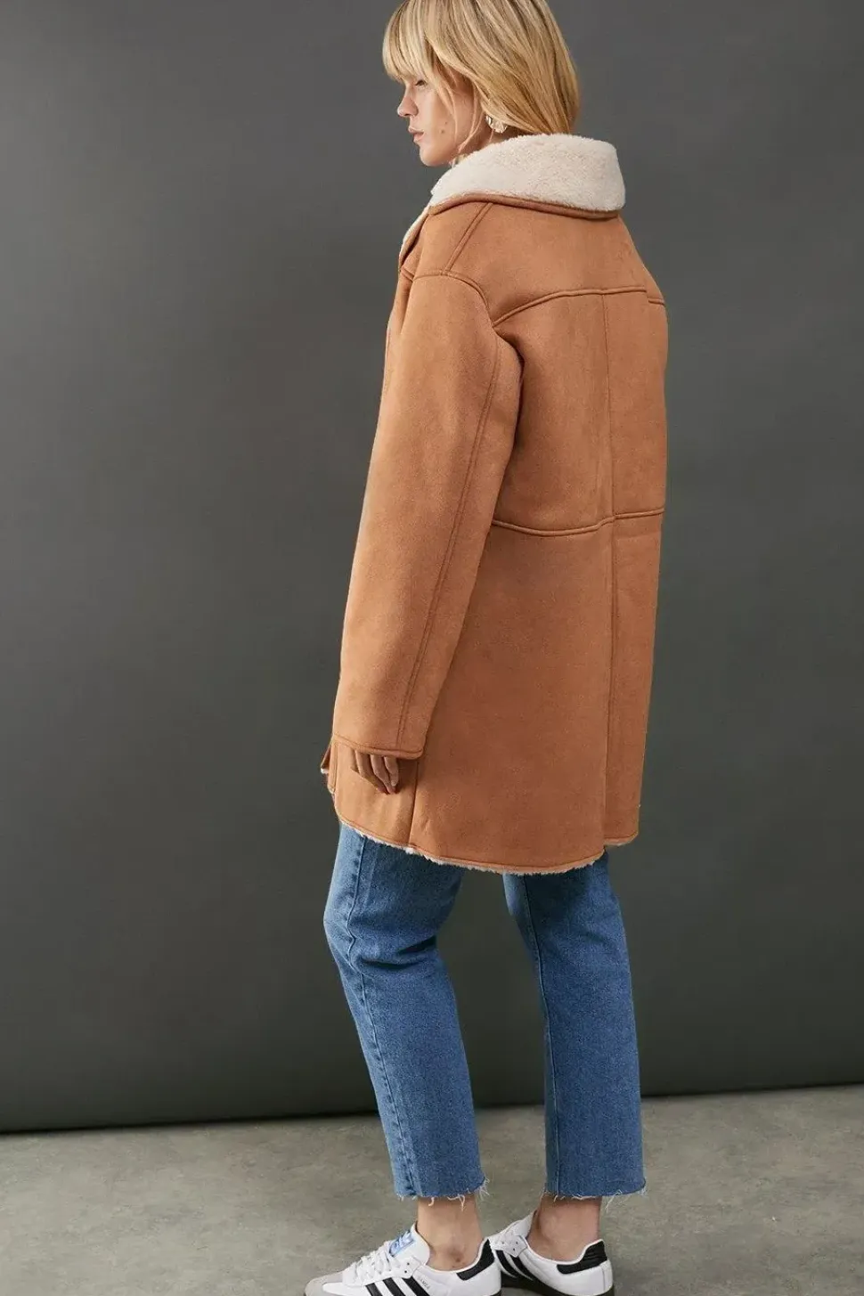 Shearling Bonded Coat