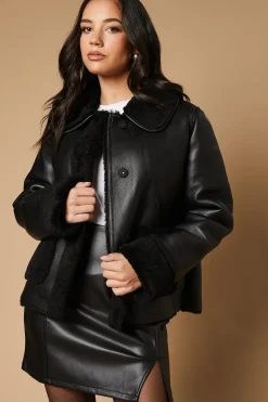 Shearling Bonded Short Jacket