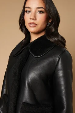 Shearling Bonded Short Jacket