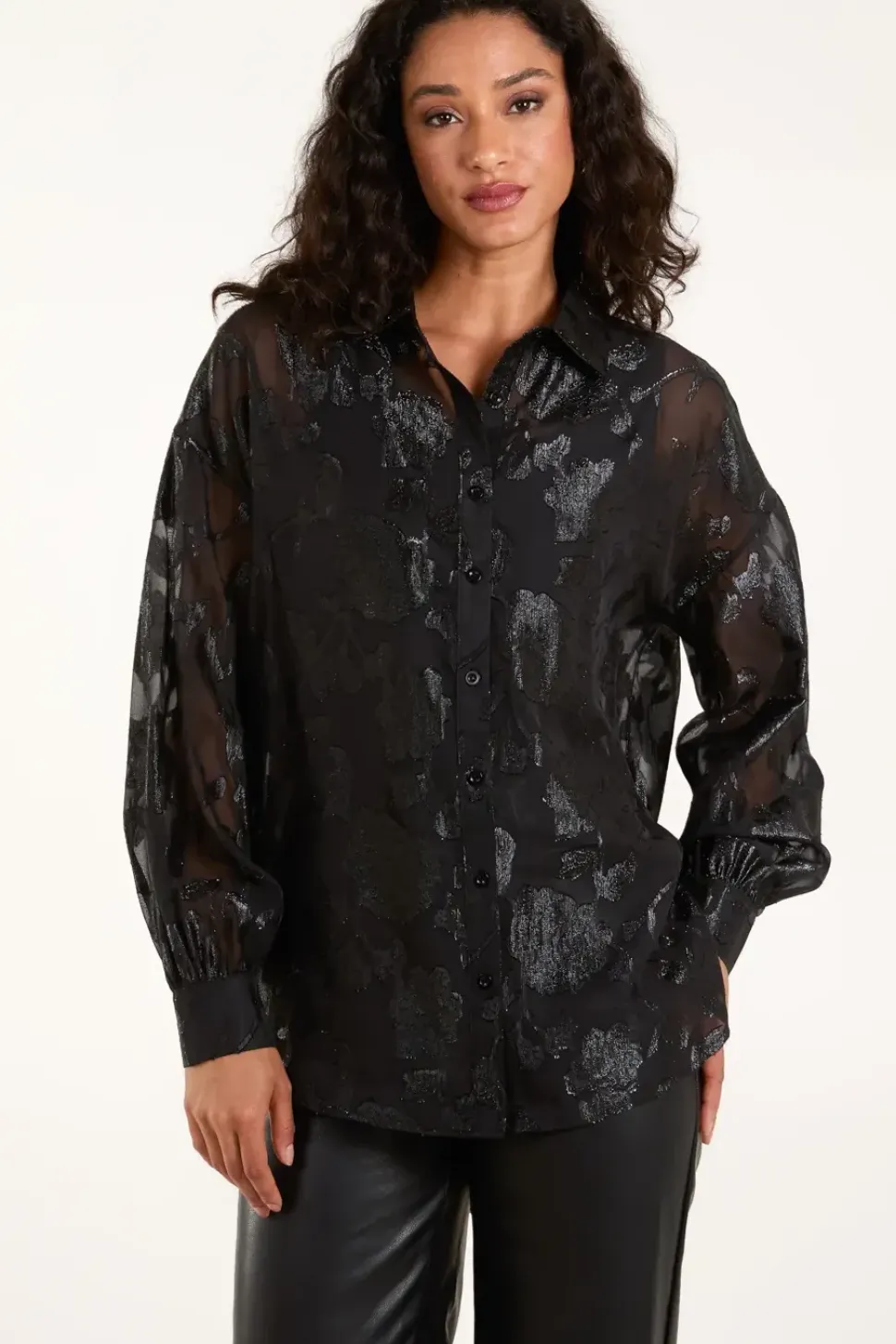 Sheer Foil Shirt