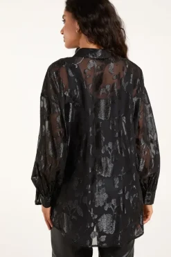 Sheer Foil Shirt